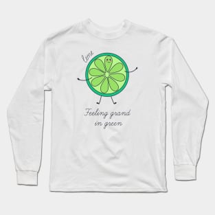 Kawaii lime Long Sleeve T-Shirt